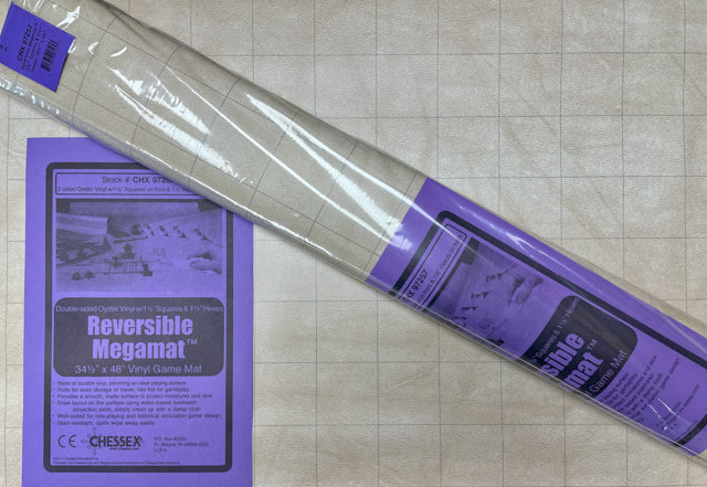 D&D RPG: Reversible Megamat With 1 1/2inch Square/hexes