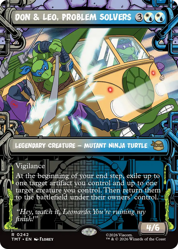 Don & Leo, Problem Solvers (Showcase) [Teenage Mutant Ninja Turtles]