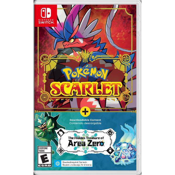 Pokemon Scarlet + The Hidden Treasure of Area Zero Expansion (Switch)