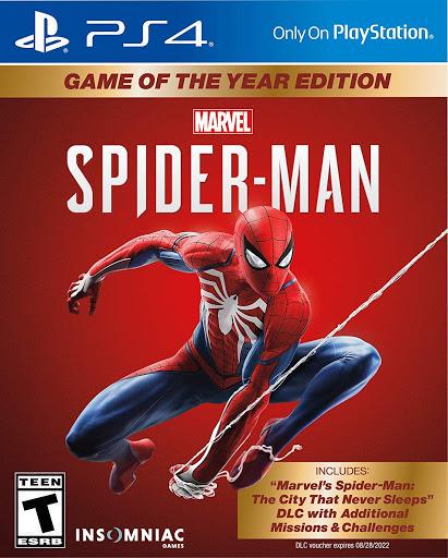 Marvel's Spider-man Game of the Year (Playstation 4)