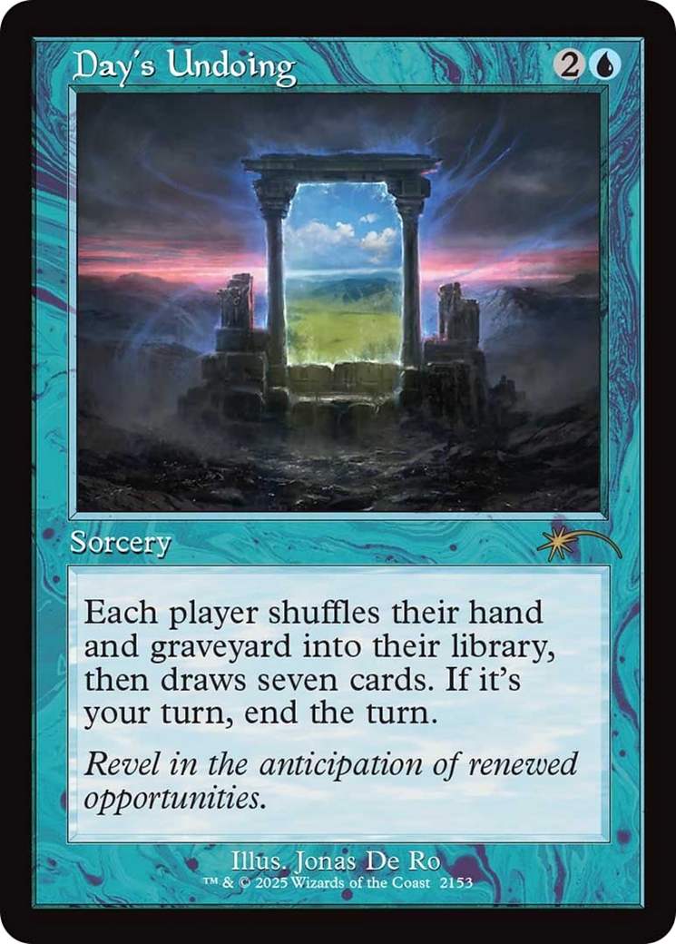Day's Undoing (Retro Frame) [Secret Lair Drop Series]