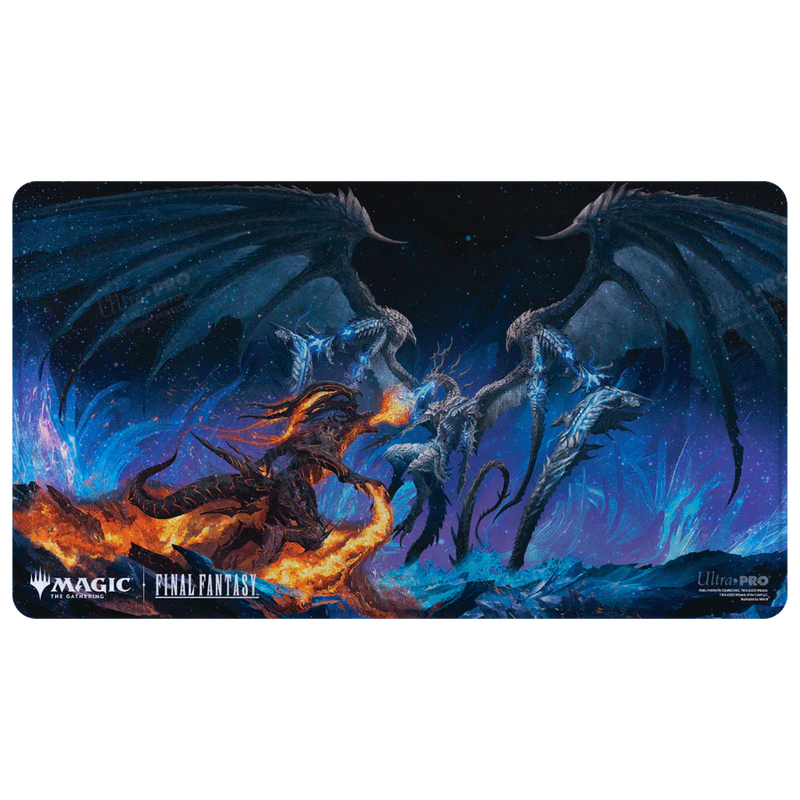 Magic: The Gathering®—FINAL FANTASY™ Bahamut and Ifrit Holofoil Playmat