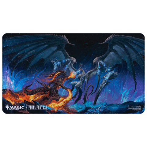 Magic: The Gathering®—FINAL FANTASY™ Bahamut and Ifrit Holofoil Playmat