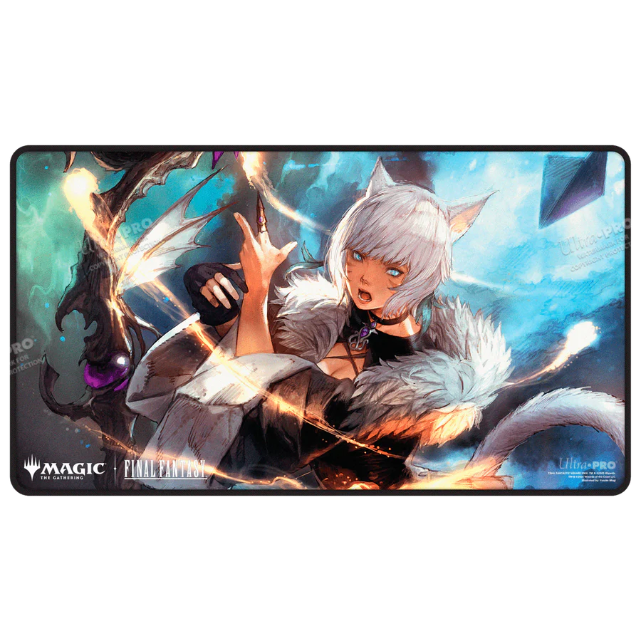 final fantasy msrp mtg Amazon.com: Ultra PRO - Final Fantasy x Universes Beyond Lightning, Army of  One Black Stitched Playmat for Magic: The Gathering