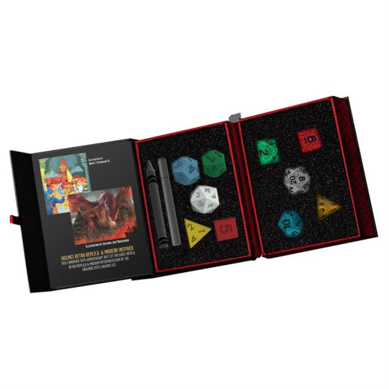 Dungeons & Dragons 50th Anniversary Holmes Retro & Modern Inspired Dice Sets