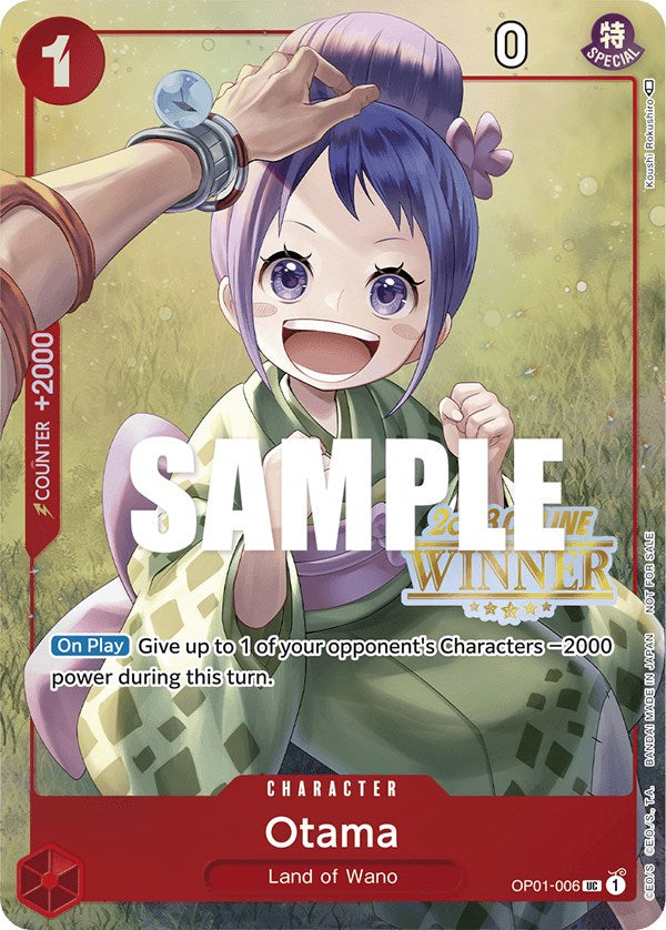 one piece card game otama - - OP13 Like new place the rest at the bottom of your deck in any order. Otama (Parallel) [500 Years in