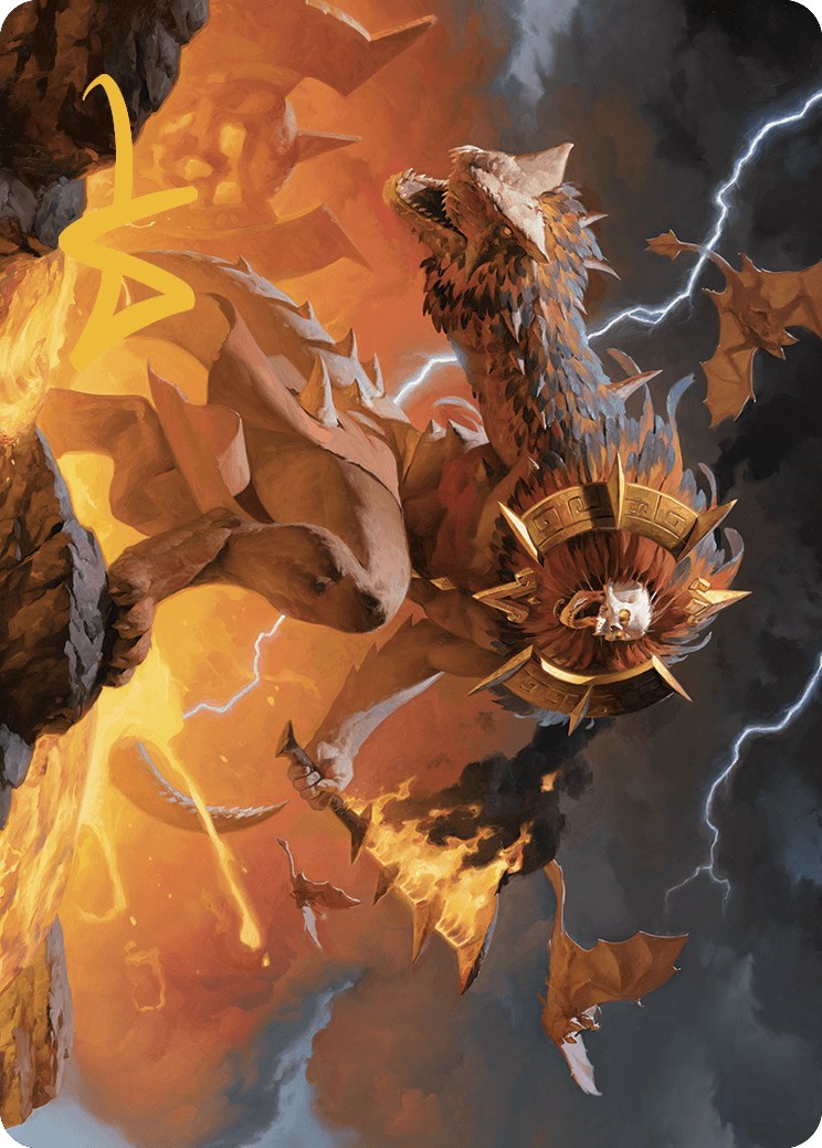 ojer mtg cards Ojer Axonil, Deepest Might Art Card (Gold-Stamped Signature) [The Lost
