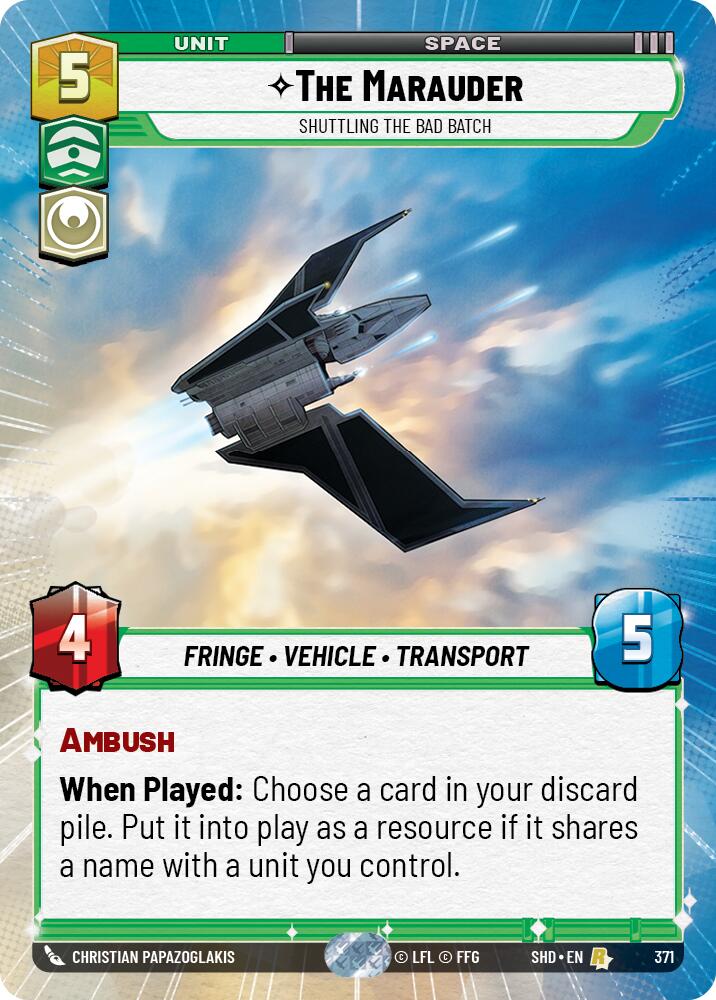 The Marauder - Shuttling the Bad Batch (371) (Hyperspace) (371) [Shadows of the Galaxy]
