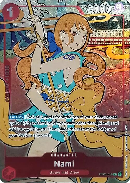 Nami (English Version 1st Anniversary Set) [One Piece Promotion Cards]