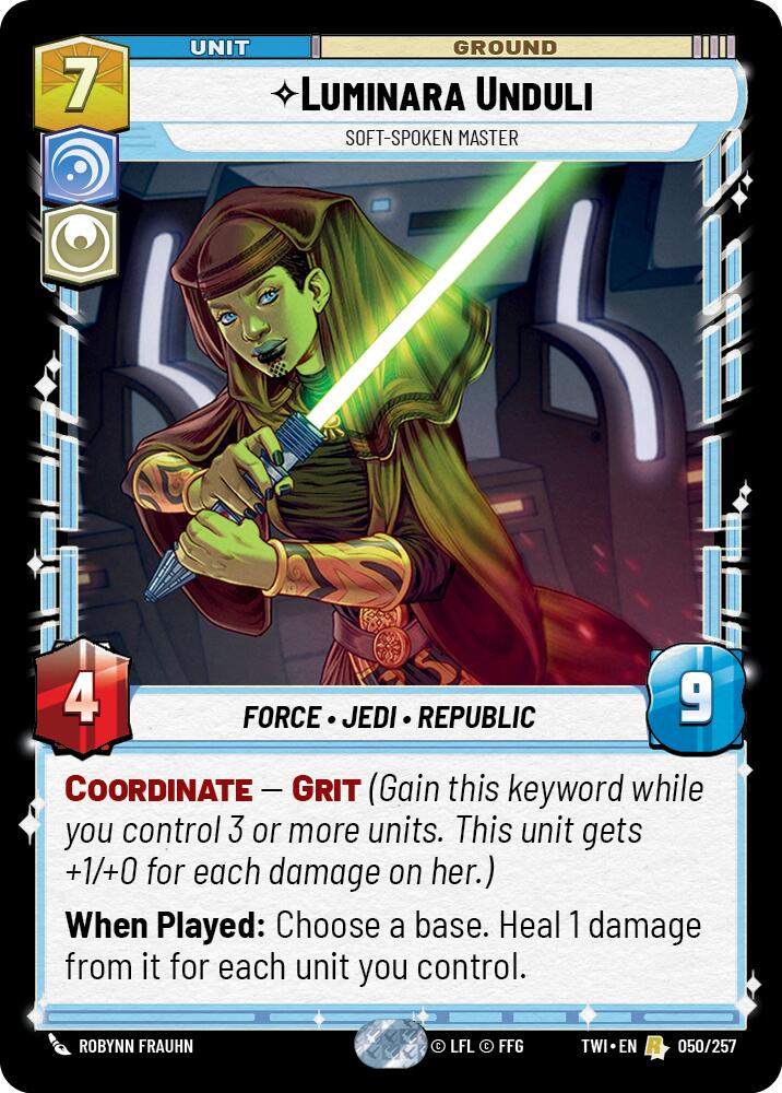 Luminara Unduli - Soft-Spoken Master (050/257) (050/257) [Twilight of the Republic]