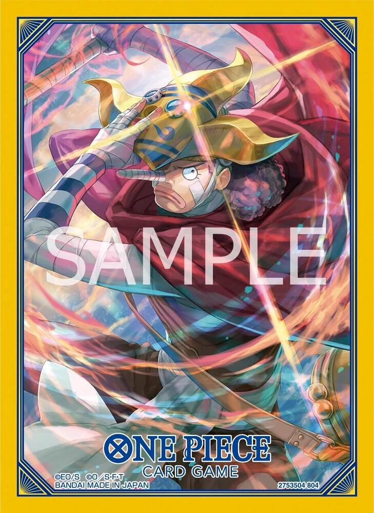 One Piece Card Game Official Sleeves: Assortment 9 - Sogeking (70-Pack) - Bandai Card Sleeves