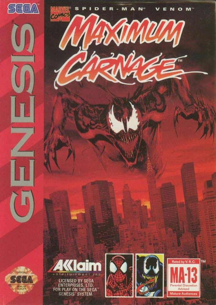 Spiderman Maximum Carnage (Genesis)