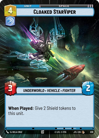 Cloaked StarViper (329) (Hyperspace) (329) [Jump to Lightspeed]