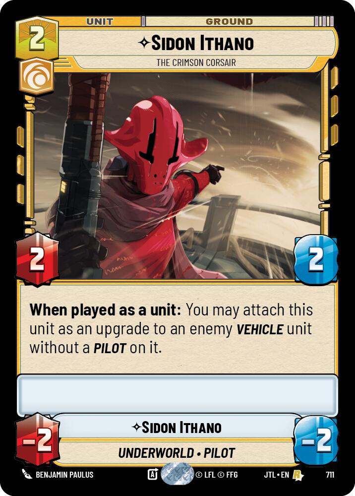 Sidon Ithano - The Crimson Corsair (711) (711) [Jump to Lightspeed]