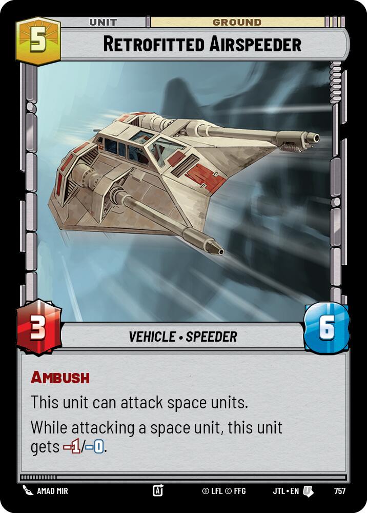 Retrofitted Airspeeder (757) (757) [Jump to Lightspeed]