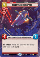 Relentless Firespray (891) (Hyperspace Foil) (891) [Jump to Lightspeed]