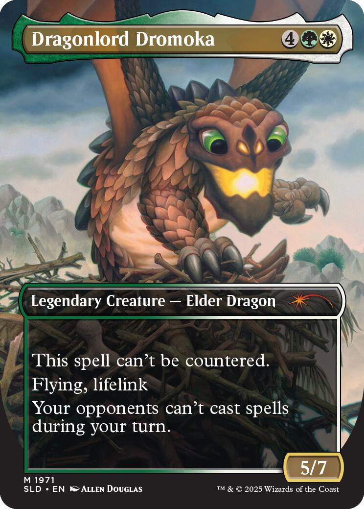 mtg dromoka cards Magic The Gathering - Dragonlord (217/264) Legendary Creature Dragonlord Dromoka [Secret Lair Drop