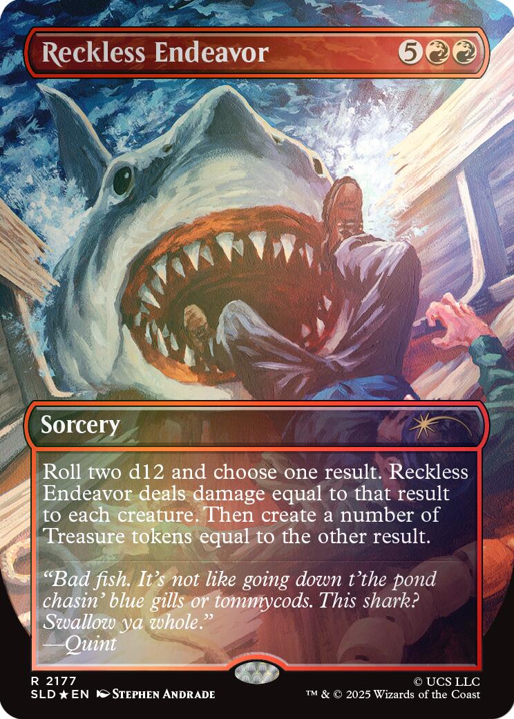 Reckless Endeavor (Rainbow Foil) [Secret Lair Drop Series]