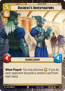 Duchess's Investigators (487) (Hyperspace) (487) [Secrets of Power]
