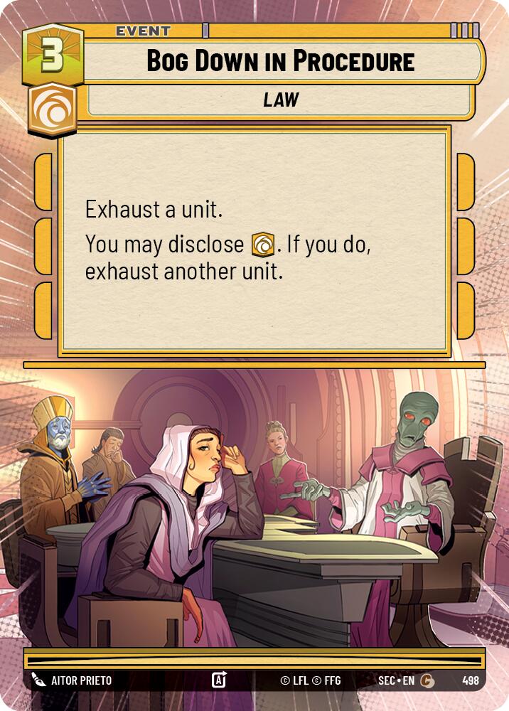 Bog Down in Procedure (498) (Hyperspace) (498) [Secrets of Power]
