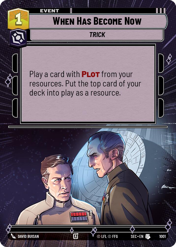 When Has Become Now (1001) (Hyperspace Foil) (1001) [Secrets of Power]