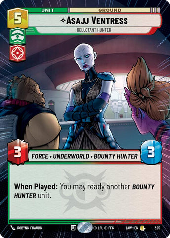 Asajj Ventress - Reluctant Hunter (325) (Hyperspace) (325) [A Lawless Time]