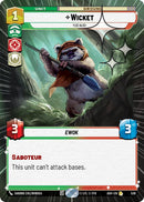 Wicket - Yub Nub! (536) (Hyperspace Foil) (536) [Ashes of the Empire]