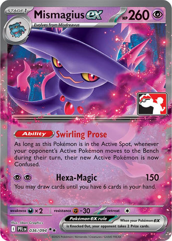 Mismagius ex (036/094) [Prize Pack Series Nine]