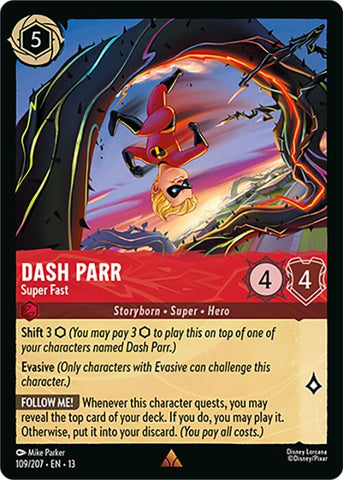 Dash Parr - Super Fast (109/207) [Attack of the Vine!]