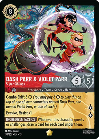 Dash Parr & Violet Parr - Super Siblings (133/207) [Attack of the Vine!]