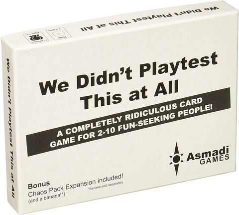 We Didn't Playtest This at All - with Chaos Pack