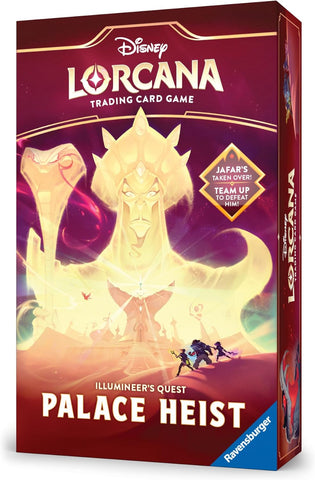 Ravensburger Disney Lorcana TCG: Illumineer’s Quest – Palace Heist | Cooperative Adventure Against Jafar