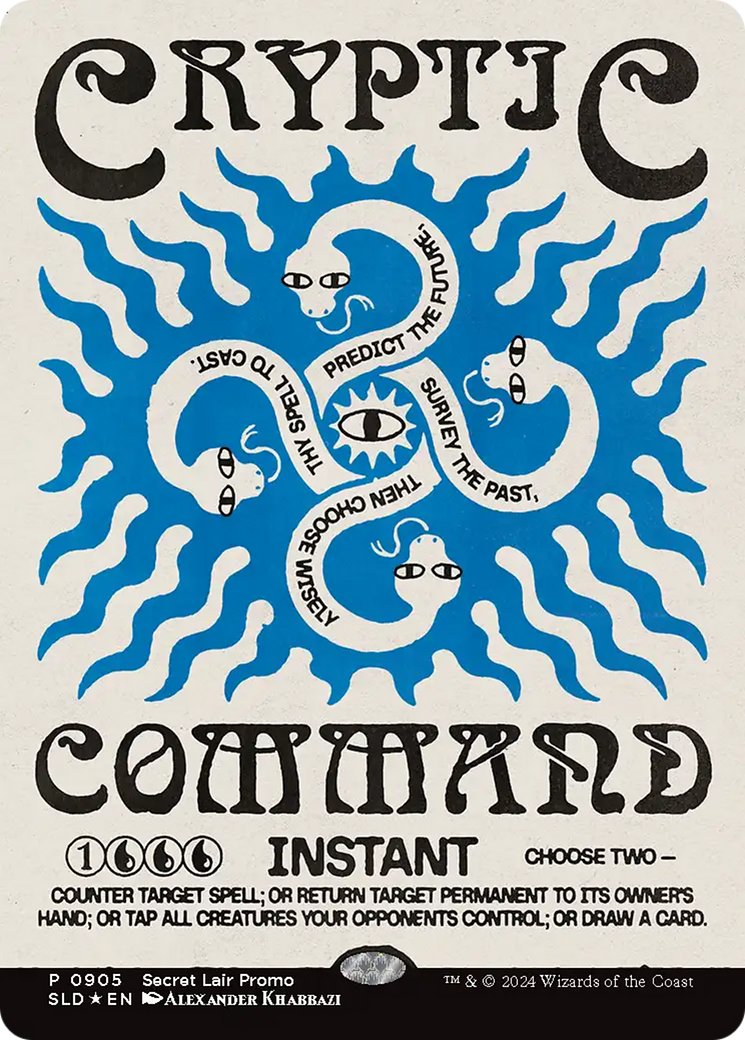 Cryptic Command (Rainbow Foil) [Secret Lair Drop Series]