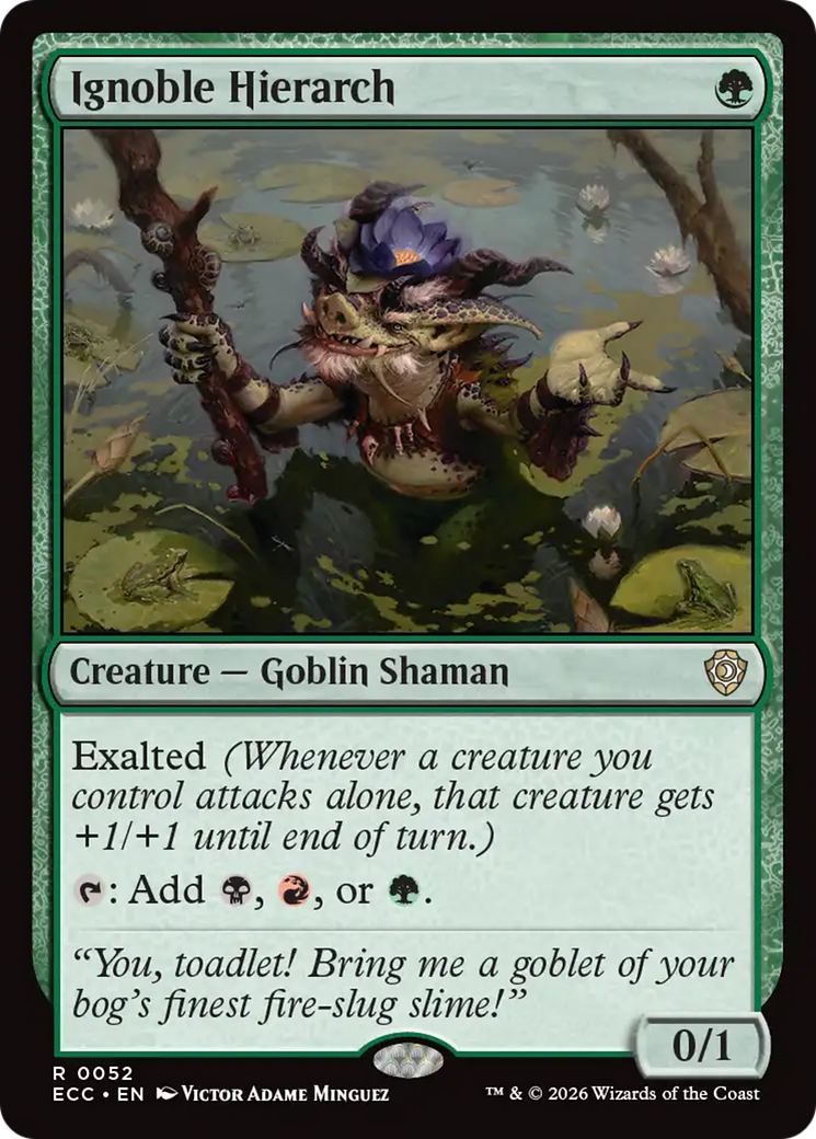 Ignoble Hierarch [Lorwyn Eclipsed Commander]