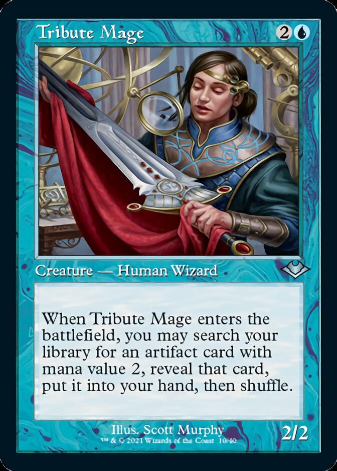 cards like redirect mtg Tribute Mage (Retro Foil Etched) [Modern Horizons]