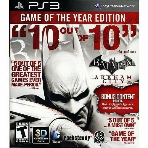 Batman Arkham City Game Of The Year (PS3)