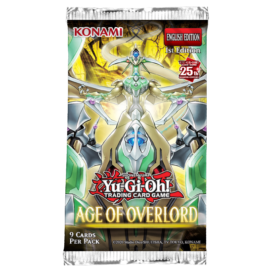 Yugioh TCG: Age Of Overlord Booster Pack
