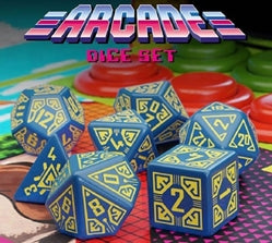 Dice Set: Arcade Blue/Yellow