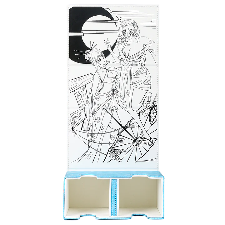 Yōkai Collection: Leather Blue/White 200+ Deck Box 2022