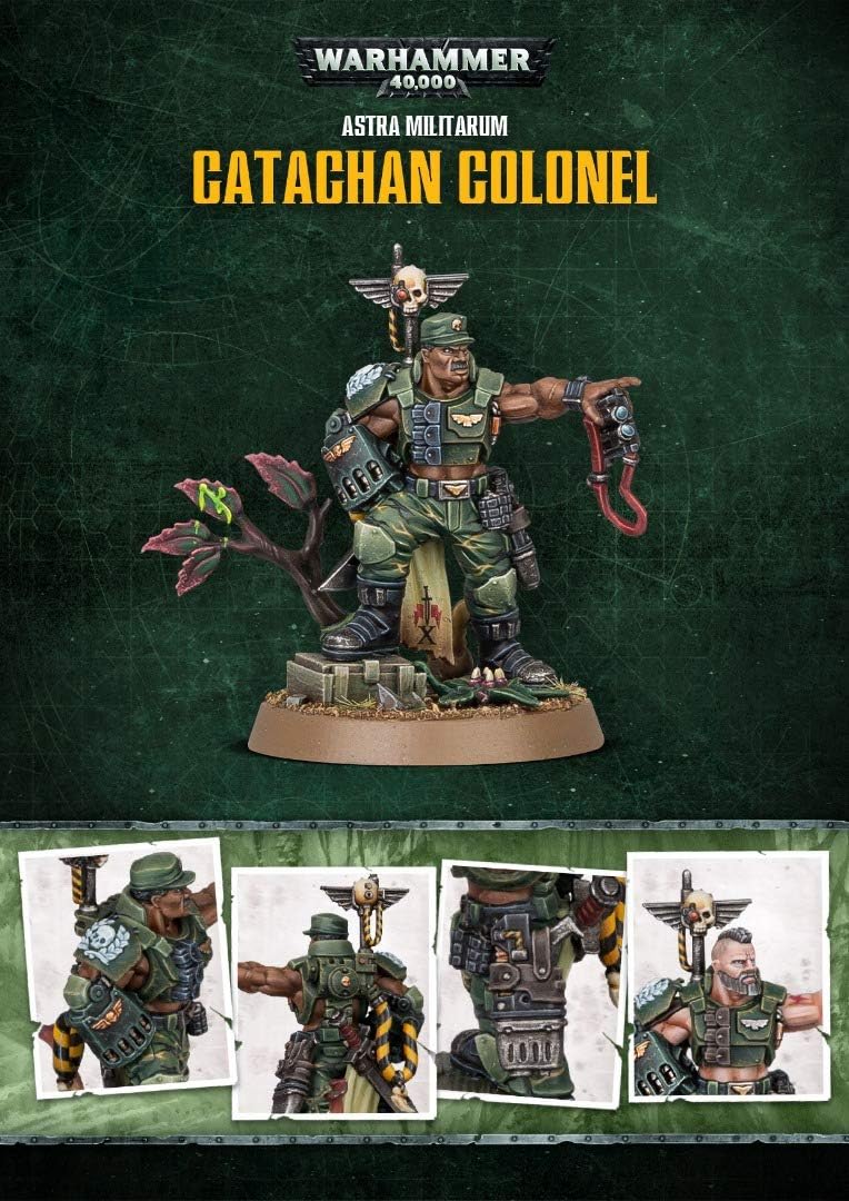 WARHAMMER GW47-90 ASTRA MILITARUM: CATACHAN COLONEL