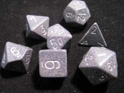 Polyhedral 7 Die Set: Speckled Hi-Tech