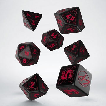 Cyberpunk RPG Red Essentials Dice Set