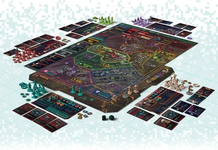 Cyberpunk 2077: Gangs of Night City The Board Game Families and Outcasts Expansion Pack