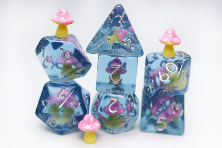 RPG Dice Set - Pink Muchroom