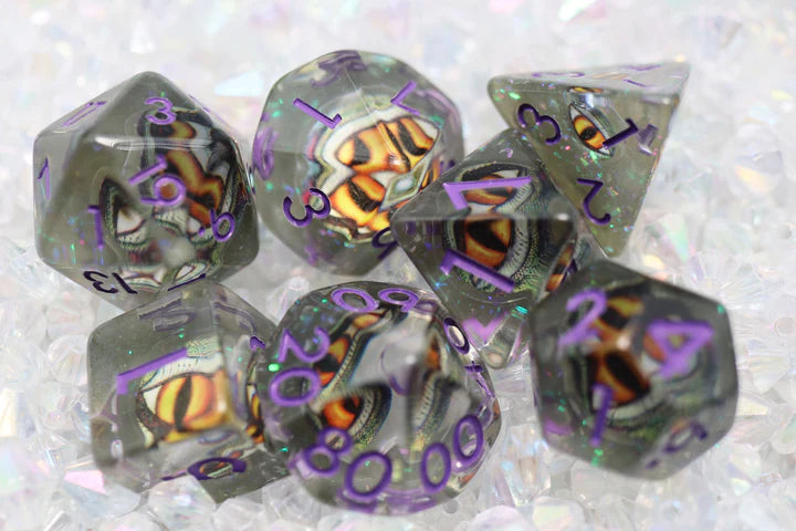 RPG Dice Set - Venom Dragon Eye