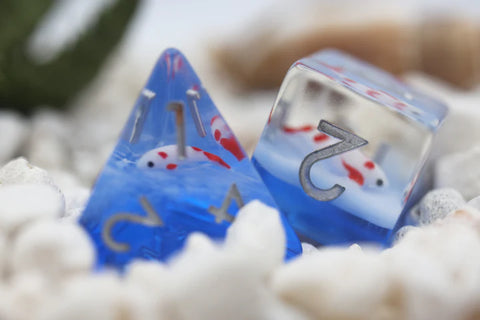 RPG Dice Set - Koi Pond