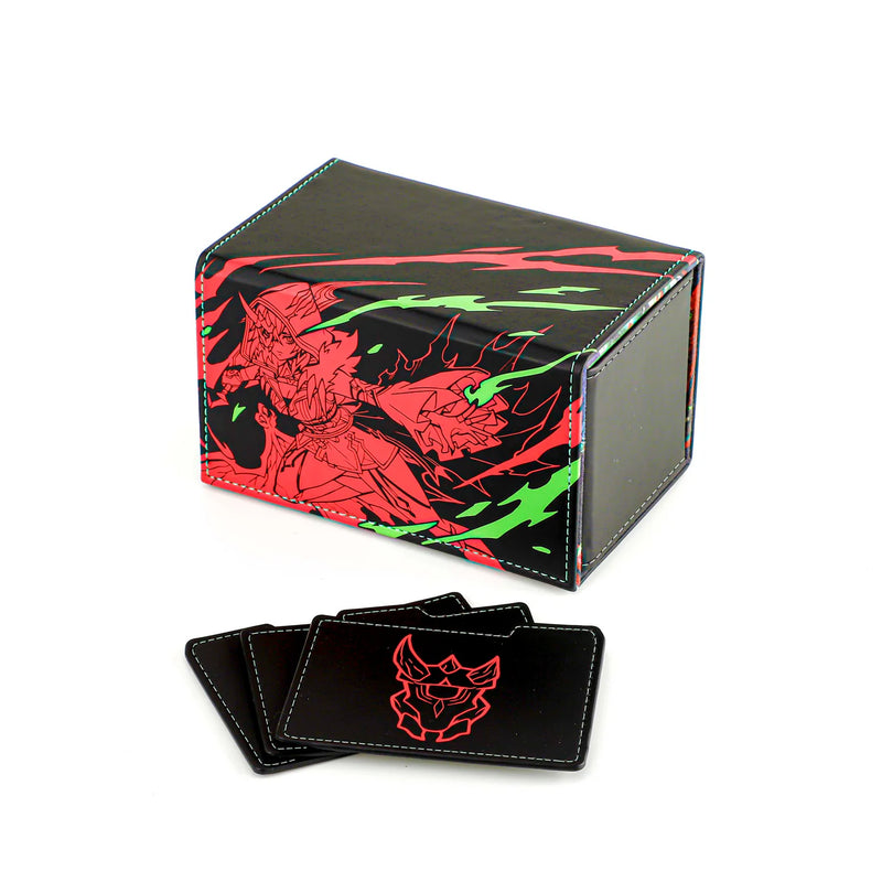 Mana Moon: Red Belle - Viridian Vex - Dicewinder Deck Box