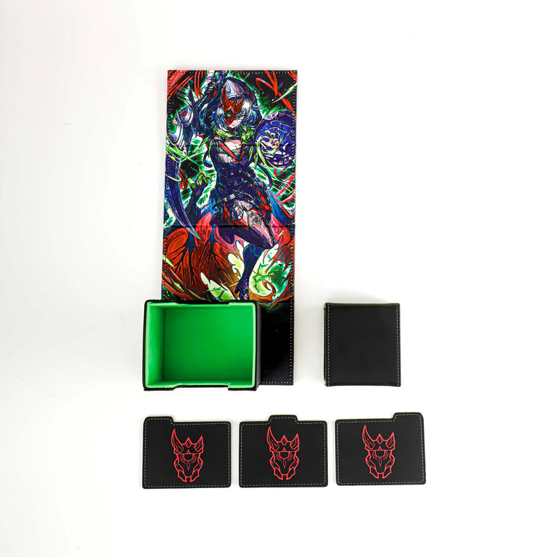 Mana Moon: Red Belle - Viridian Vixen Dicewinder Deck Box