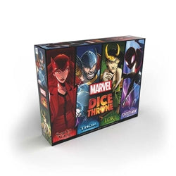 Marvel Dice Throne (4 Player W/Scarlet Witch, Thor, Loki, Spider-man)