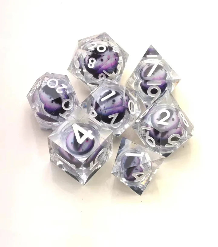 RPG Dice: Sharp Edge Moving Eye - Medusa's Gaze